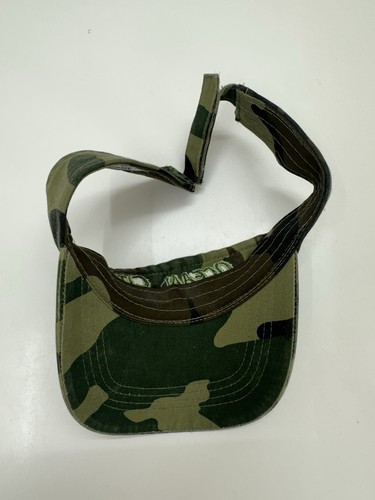 Wiseguy Wisegirl Visor Hat Green Camo Ocean City Maryland Adjustable Cap - Picture 3 of 8