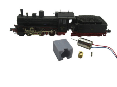 micromotor nf025G Glockenankermotor  für Fleischmann BR 53.3 DRG , KPEV G4