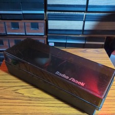 Vintage Radio Shack 15-Cassette Tape Storage Box by Realistic – 5"x12.25"x3"