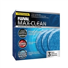 Fluval FX4/FX5/FX6 Filter Replacement Max-Clear Fine Filter Pad 3-Pack A248