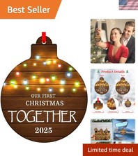 Memorable Our First Christmas Together 2025 Ornament - Perfect Gift for Couples