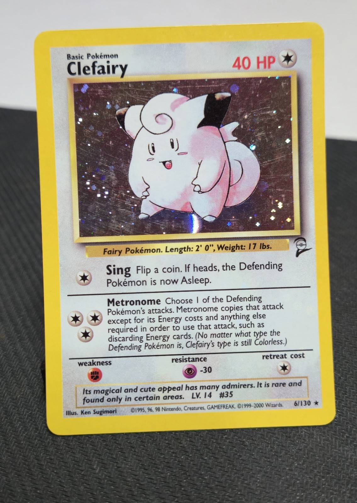 Clefairy 005/102 Pokemon 1999 Base Set Unlimited Holo Nm/m