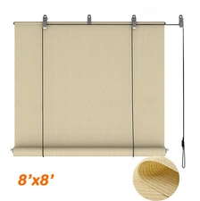 Roll Up Shade Roller Shade Blind for Outdoor Patio Porch Pergola Deck Office