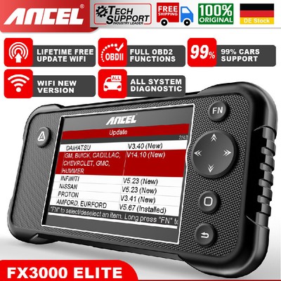 KFZ Diagnosegerät Profi OBD2 Alle System Fehler Auslesegerät Kostenloses Update