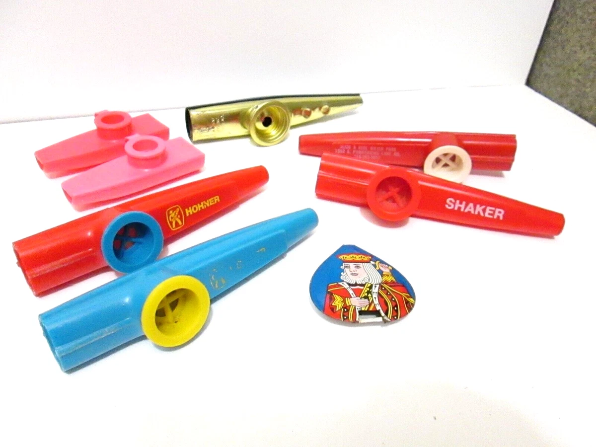 VTG KIDS PLASTIC KAZOO MUSICAL TOY FLUTE LOT HOHNER SHAKER MCDONALDS