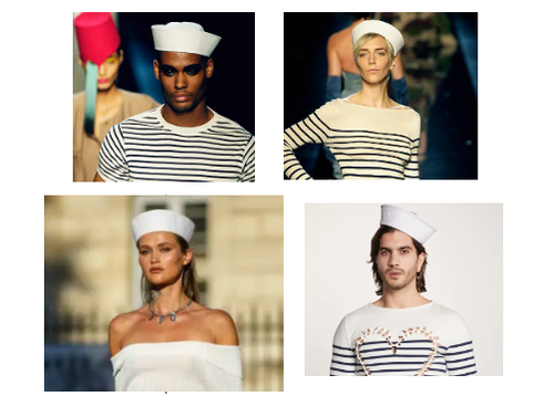 Jean Paul Gaultier Le Male Sailor Hat Unisex