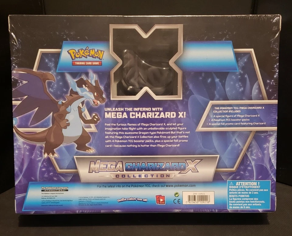 POKEMON MEGA CHARIZARD X FIGURE COLLECTION BOX FLASHFIRE XY BASE FURIOUS FISTS - Image 2 of 2