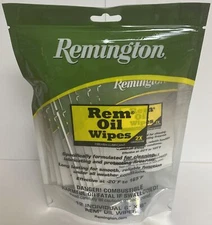 Remington Rem Oil Wipes-Package of 12-6"x8" Gun Oil Wipes-18411