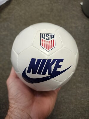 Nike Team USA Soccer Ball Print Mini Soccer Ball White Red Blue 5.5''