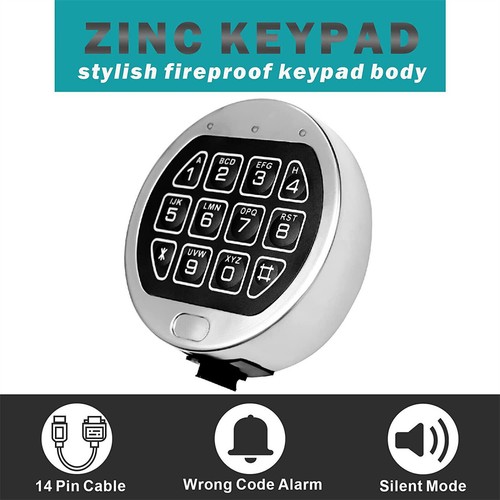 New Replacement Electronic Combination Safe Lock Digital Keypad With Swing BolgH - Picture 2 of 10