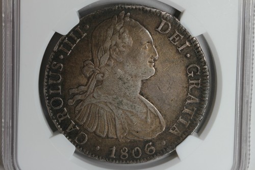 1806MO TH MEXICO 8R NGC XF 45 - Spanish Colonies, Foreign Coin, Reale - Picture 3 of 4