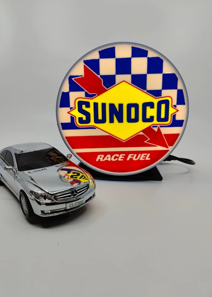 SUNOCO RACING Digital LED Slot Car Sign Custom - Image 2 of 3