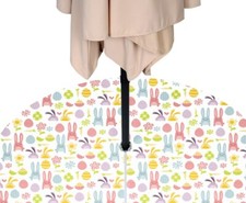 Easter Bunnies Eggs Toss Outdoor Water Repellent Tablecloths