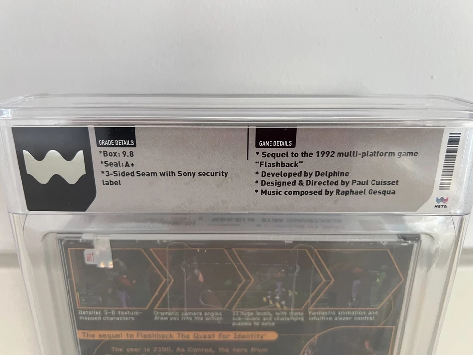 Fade to Black (PS1, Playstation 1) WATA 9.8 A+ Graded New Sealed CGC VGA RARE - Image 3 of 4