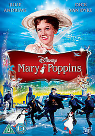 Mary Poppins, New DVD, Julie Andrews,Dick van Dyke,Glynis Johns,Elsa Lanchester,