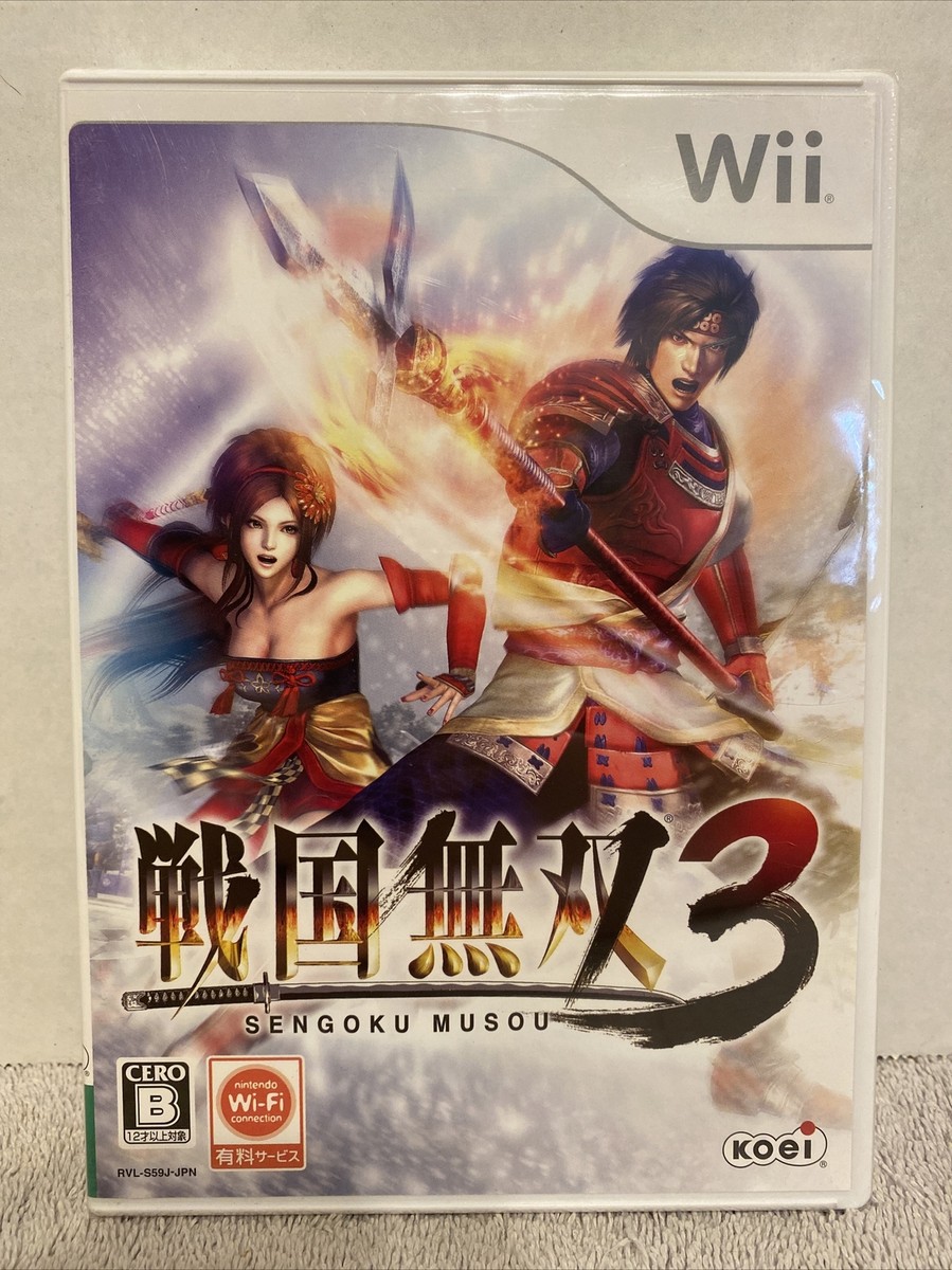 koei Wii センゴクムソウ3 WITH WII Sengoku Musou 3 (Nintendo Wii, 2009) - Japanese Version for sale