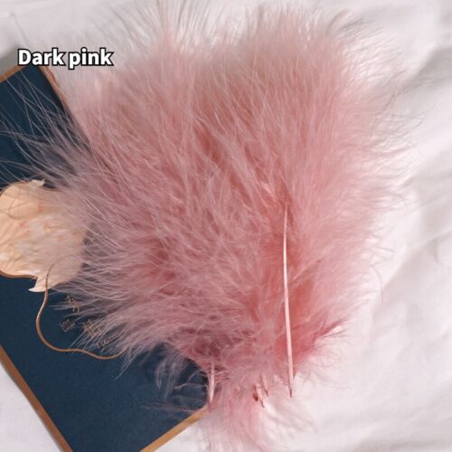 50X DIY Colorful Fluffy Turkey Feathers Plumes Dream Catcher Feathers Sew Crafts - Picture 1 of 38