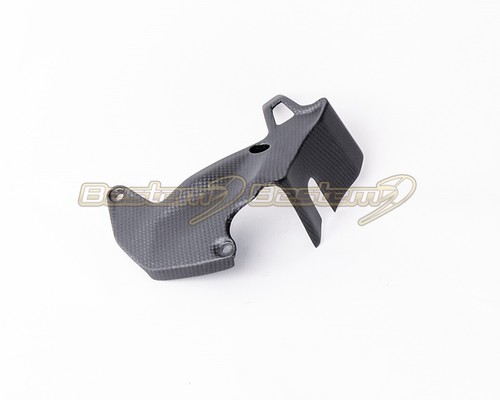 2022 - 2024 Ducati Streetfighter V2 Carbon Fiber Sprocket Cover Cowling Matte - Picture 2 of 4
