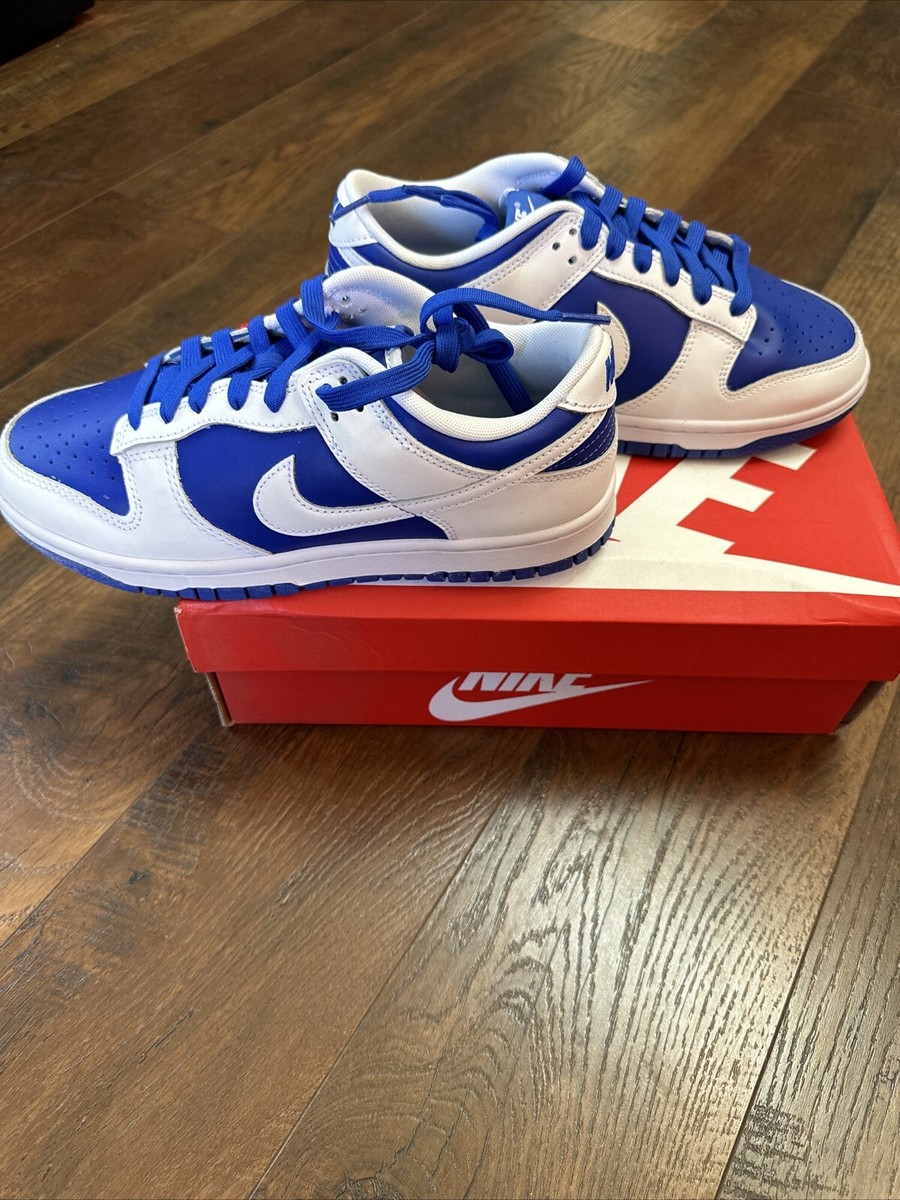 New Nike Dunk Low \'Racer Blue White\' Size 8.5 DD1391-401 Nike Dunk Low Racer Blue White Men main image 2