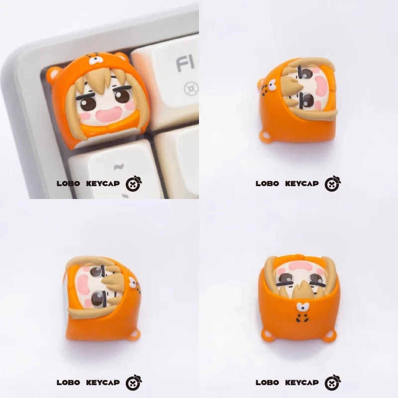 Anime Himouto! Umaru-chan Resin Keycap Doma Umaru Cartoon Mechanical Keycaps  - Image 2 of 4