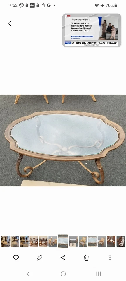 Hooker Furniture Bamboo/ Aluminum Chair..OR Hollywood Regency Maison Jansen  - Image 2 of 4