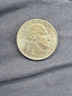 2022 D Anna may wong quarter with thin clad layer at obverse and reverse