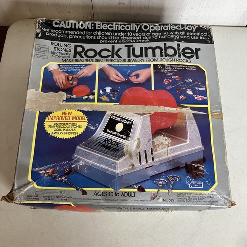 Vintage Rolling Stones NSI Electrically Operated Rock Tumbler Polisher