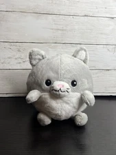 Squishable 7” Gray Spotted Cat Kitten Fuzzy Plush Stuffed Animal Retired