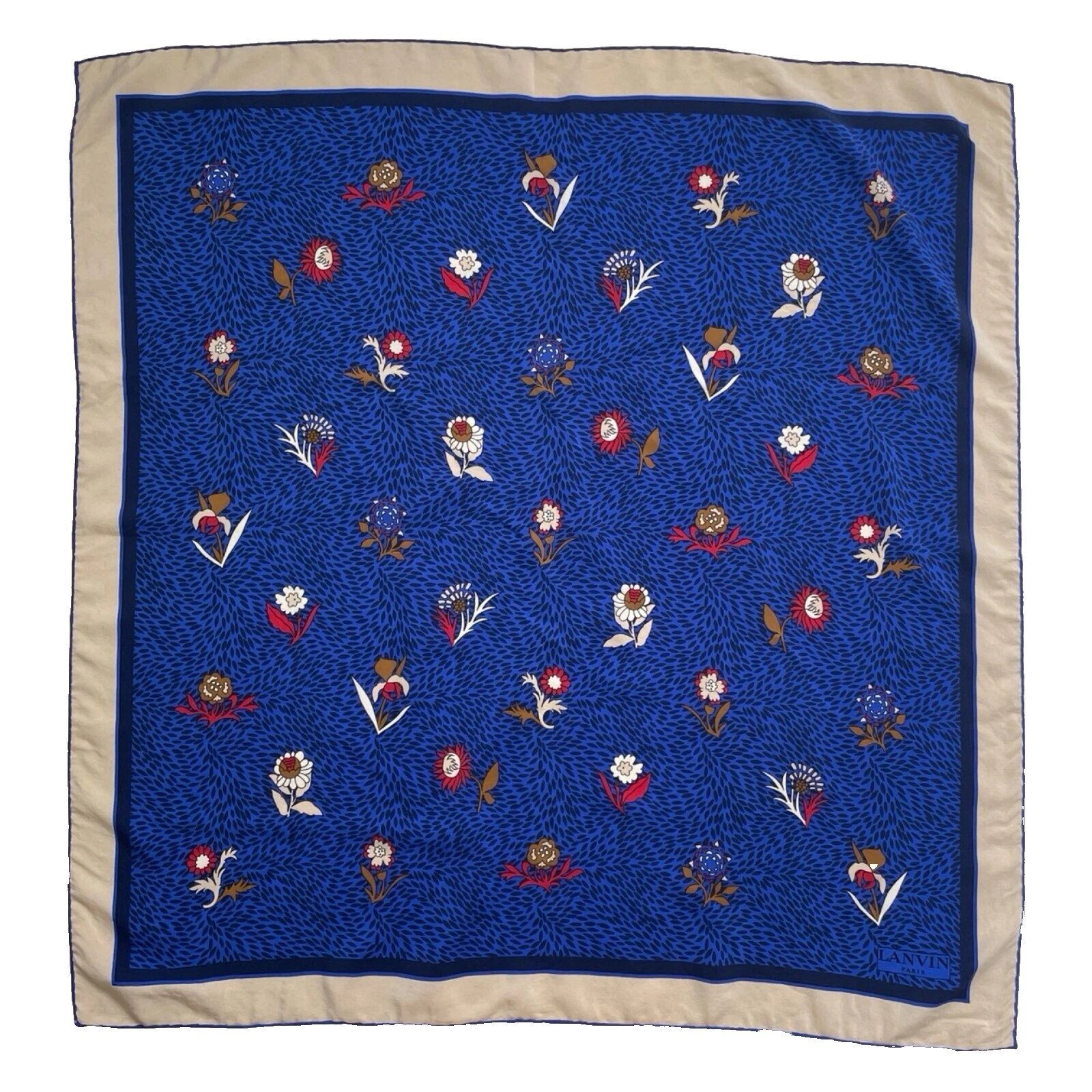 100% Silk Tailored Vintage Scarves & Wraps