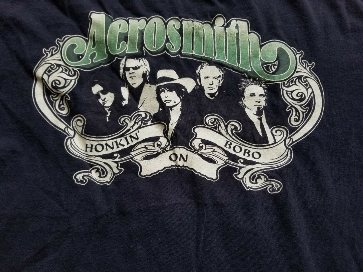 Aerosmith Honkin' On Bobo Tシャツ 2004 M s-l400.jpg