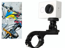 Black Aluminium Motorbike 31.8mm Handlebar Bracket Mount for Action Cameras