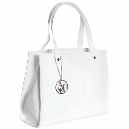 ARMANI Jeans 0520B RJ Bianco Da Donna Borsetta Donna Borsa Maniglia Festa  Bianco | eBay
