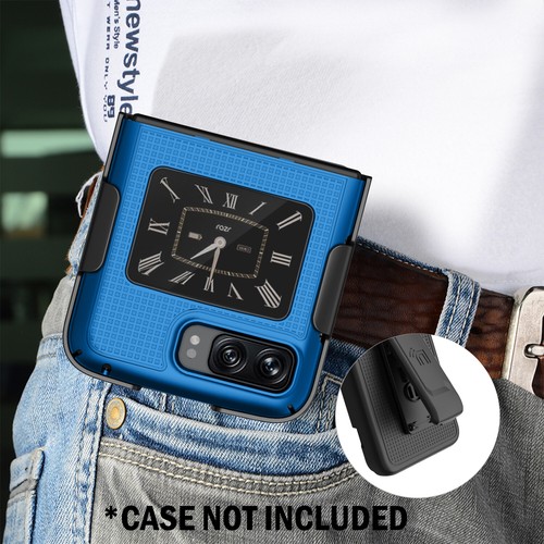 Belt Clip Holster for Motorola RAZR 2022 5G Flip Phone (Made for Our Slim Case) - Picture 6 of 6