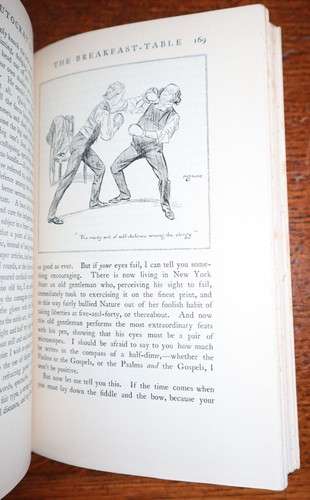 1902 Autocrat Poet Professor at Breakfast Table Wendell Holmes Brock Illustrated - Picture 17 of 24