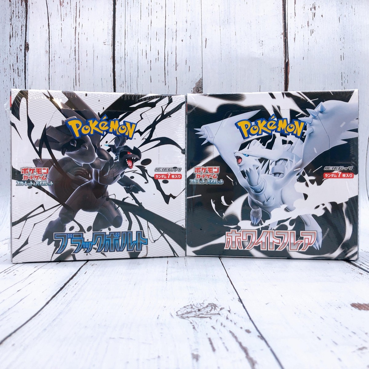Pokemon Card Black Bolt White Flare Booster Box Set Japanese