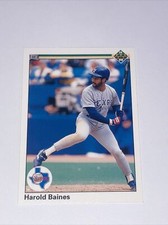 1990 Upper Deck Harold Baines #353 Texas Rangers Baseball Card Hall of Famers