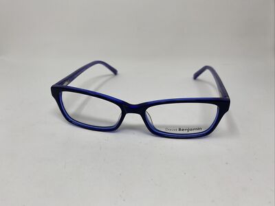 DAVID BENJAMIN EYEWEAR DB 190 C2 50/16/135 BLUE PURPLE FLEX HINGE  VU36