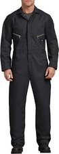 NWT Dickies Men's Twill Deluxe Long Sleeve Coverall Black Size 2XL-R 80 CC007