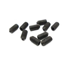 M3 x 6mm, Socket Set Screws Cup Point, 45H Steel, Black Oxide