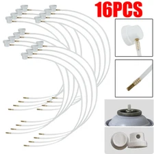 16PC Fluid Film 360 Degree Nozzle Extension hose Fit For Aerosol Cans Spray 50cm