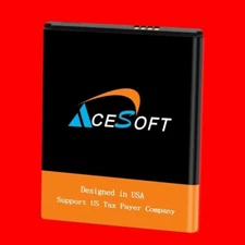 AceSoft 2400mAh Rechargeable Li-ion Battery for Cricket ZTE Fanfare 3 Z852 Phone