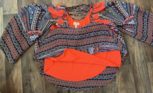 Girls Bright Color Blouse Top Girls Size Medium M PRICE DROP! - Picture 5 of 6