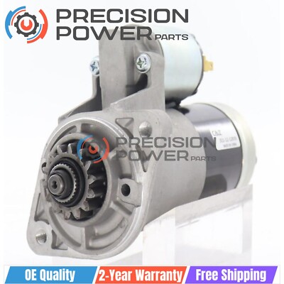 New Starter Fits Mitsubishi L3E 15.2HP Dsl M1T68381 30L66-10500 30L66-10600