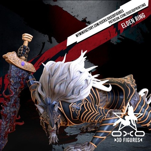 OXO 3D beautiful 1:12 resin figure Maliketh Elden Ring - 第 8/14 張圖片