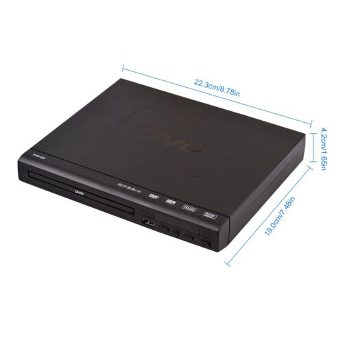 DVD Player, AV Output, All Region Free CD DVD Players for TV, USB Player H4I8 - Picture 10 of 12