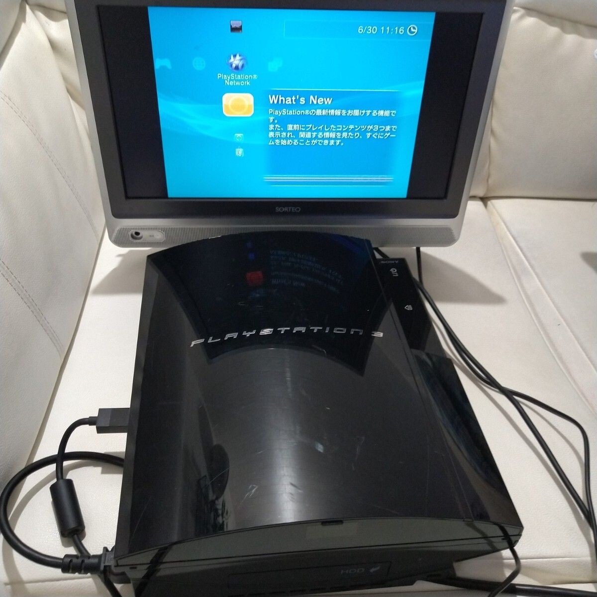 PS3 初期型（PS1+PS2プレイ可）CECHA00 60GB - 家庭用ゲーム本体