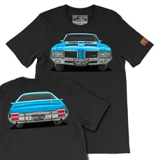 1971 Olds 442 The Legend Classic Car,Gift Men's T-shirts Made in USA