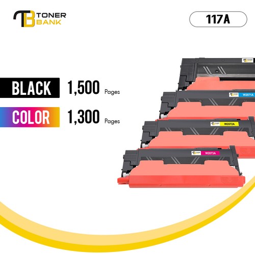 LOT JUMBO Toner Fits For HP 117A W2070A 150a nw MFP 178nwg nw 179fwg latest chip - Picture 2 of 17