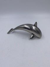 Vintage Silver Metal Dolphin Bottle Opener Rare Ocean Nautical