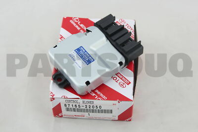 Genuine Toyota OEM Blower Motor Control – 87165-22050 / 8716522050 – Fits Lexus, Made In Japan